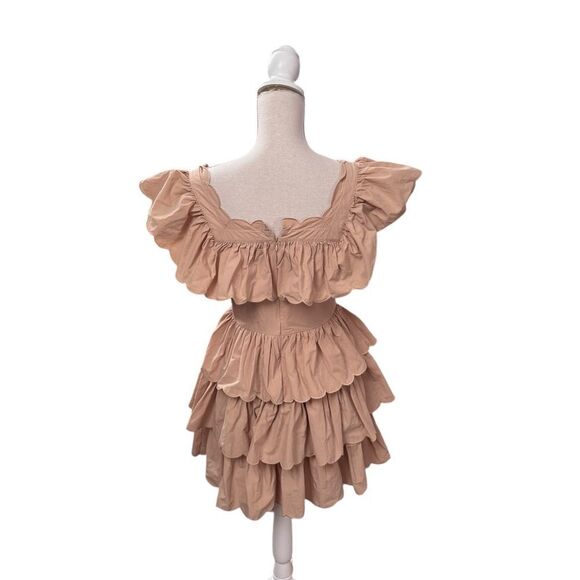 Hunter Bell Ramsey Dress in Khaki 4 - Picture 4 of 8